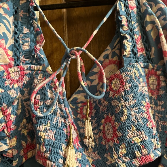 NWT Large Free People Sasha mini dress- river combo - Picture 9 of 14